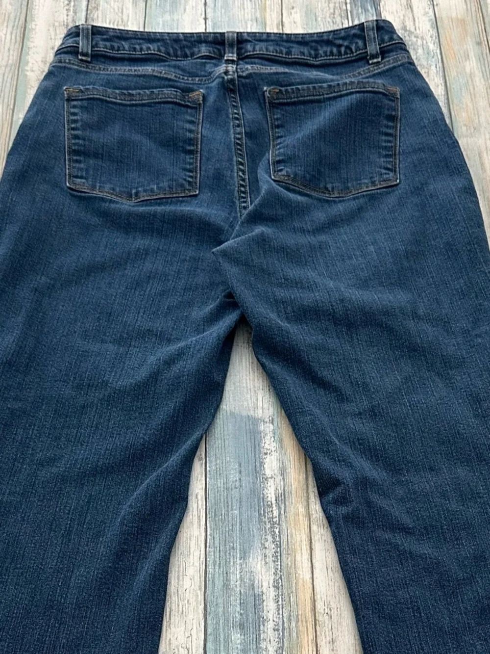 L.L. Bean Jeans Classic Fit Womens 10 Denim 30” Waist Straight Mid  Rise Blue